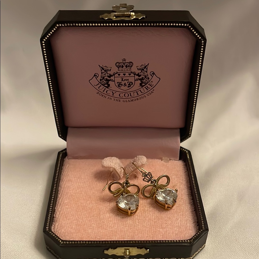 Juicy Couture Gold  Heart Earrings